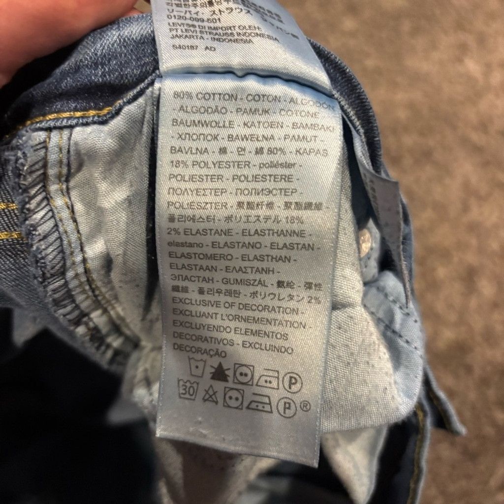 Levi's Women's Levi’s 505 Straight Jeans Size 31" - 3 Thumbnail