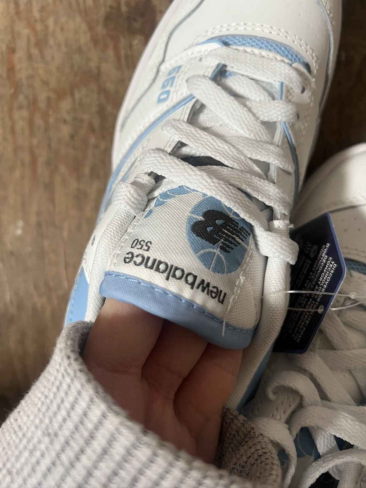 New Balance New Balance 550 Sky Blue/White Size US 6.5 / IT 36.5 - 4 Thumbnail