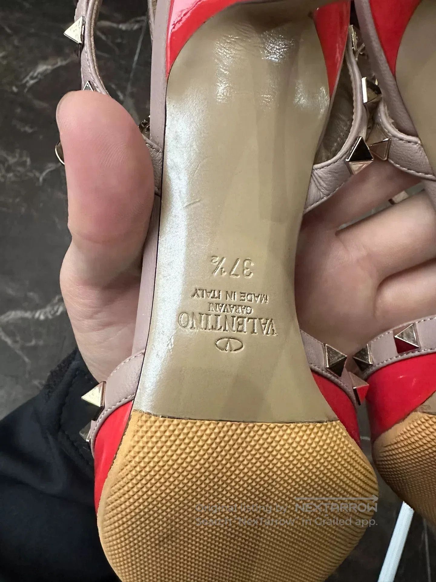 Valentino Valentino Women's Red High Heels. Size US 6.5 / IT 36.5 - 7 Thumbnail