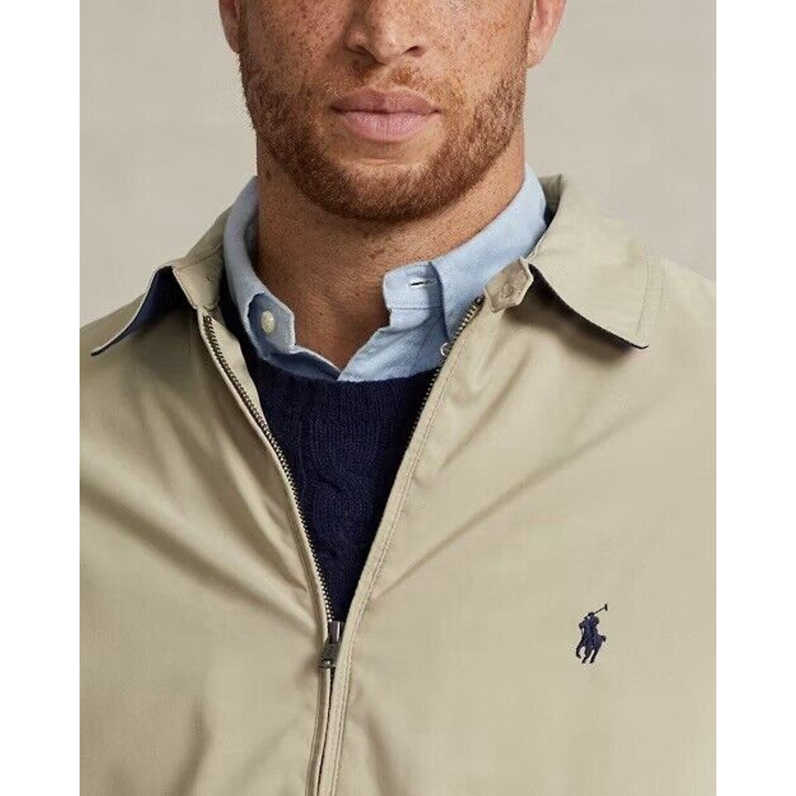 Polo Ralph Lauren NEW Polo Ralph Lauren Men’s Windbreaker Jacket Khaki Large Size US L / EU 52-54 / 3 - 8 Thumbnail
