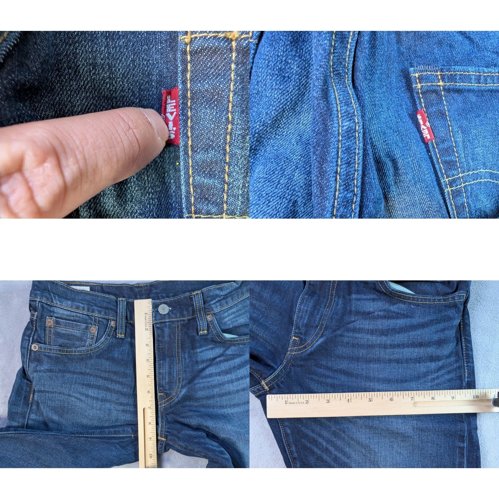 Levi's Levi’s 511 Slim Fit Jeans 30x30 Blue Denim Regular Men 5-Pocket City Logo Vintage: No Size US 30 / EU 46 - 8 Thumbnail