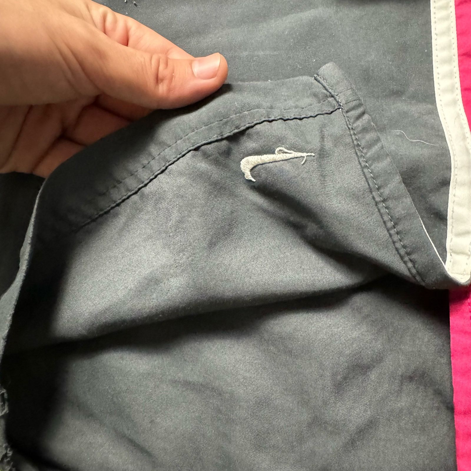 Nike Nike Y2K 2000s Vintage Gray White Windbreaker Atheltic Pants Size US 30 / EU 46 - 6 Thumbnail