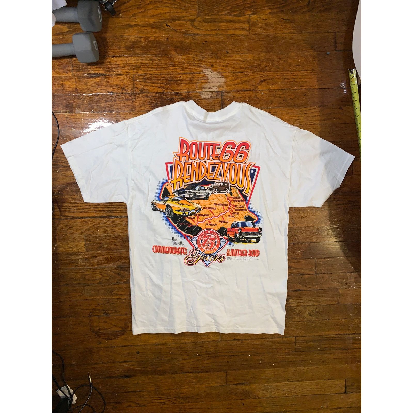 Hanes × Vintage Vtg Route 66 Rendezvous Tee 75th Anniversary 2001 Hanes L Size US L / EU 52-54 / 3 - 2 Thumbnail