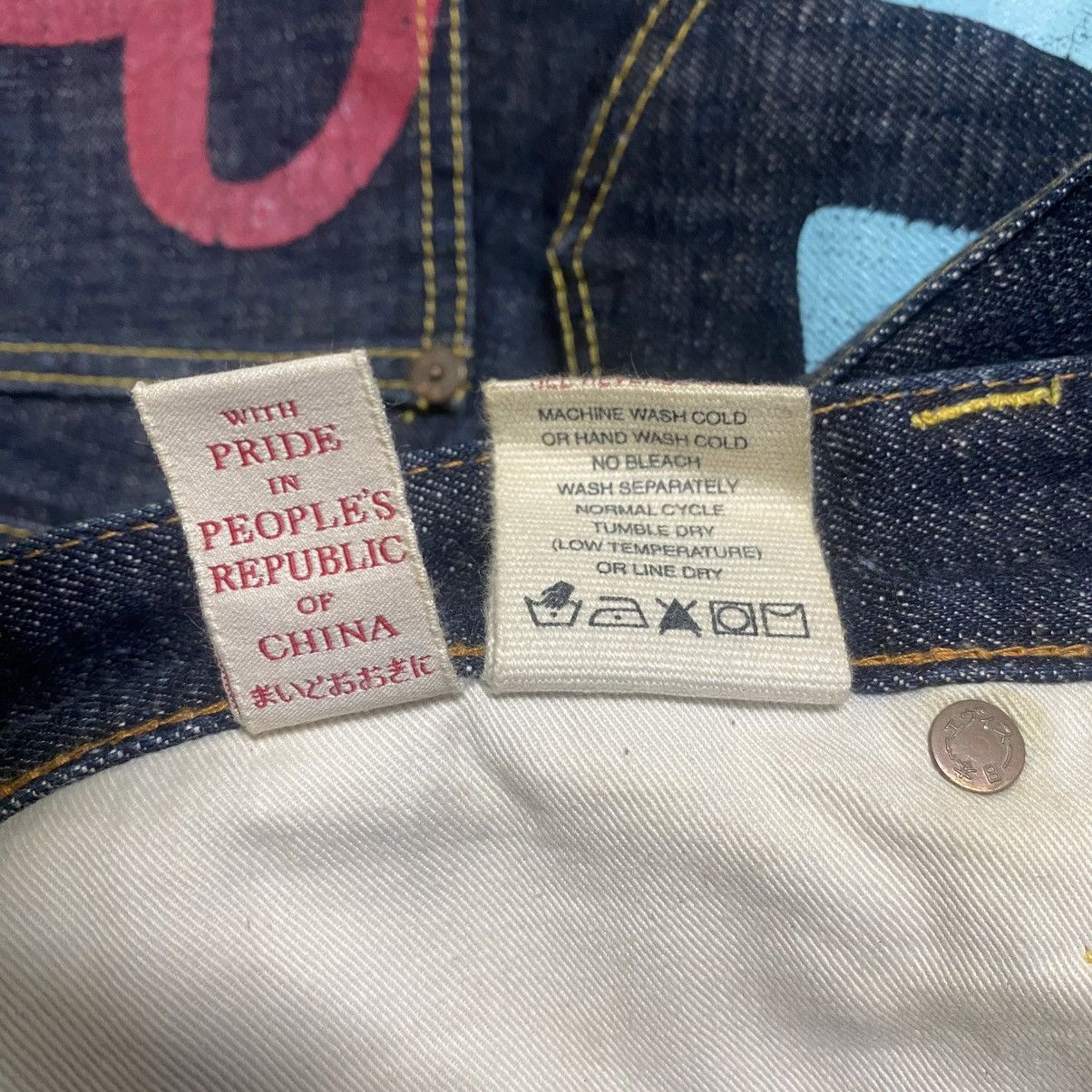 Evisu Evisu Paris Denim Multi Pocket Selvedge Jeans Size US 34 / EU 50 - 22 Thumbnail