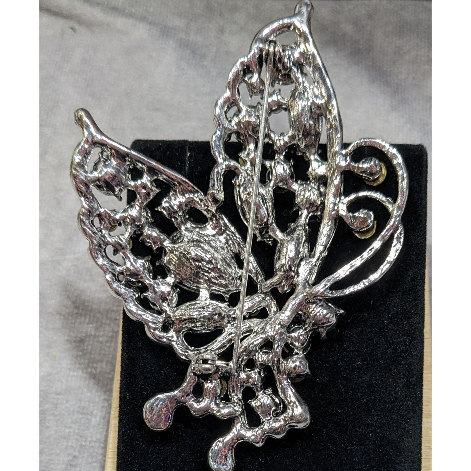 Other Fairycore Glam Large Embellished Butterfly Brooch Size ONE SIZE - 4 Thumbnail