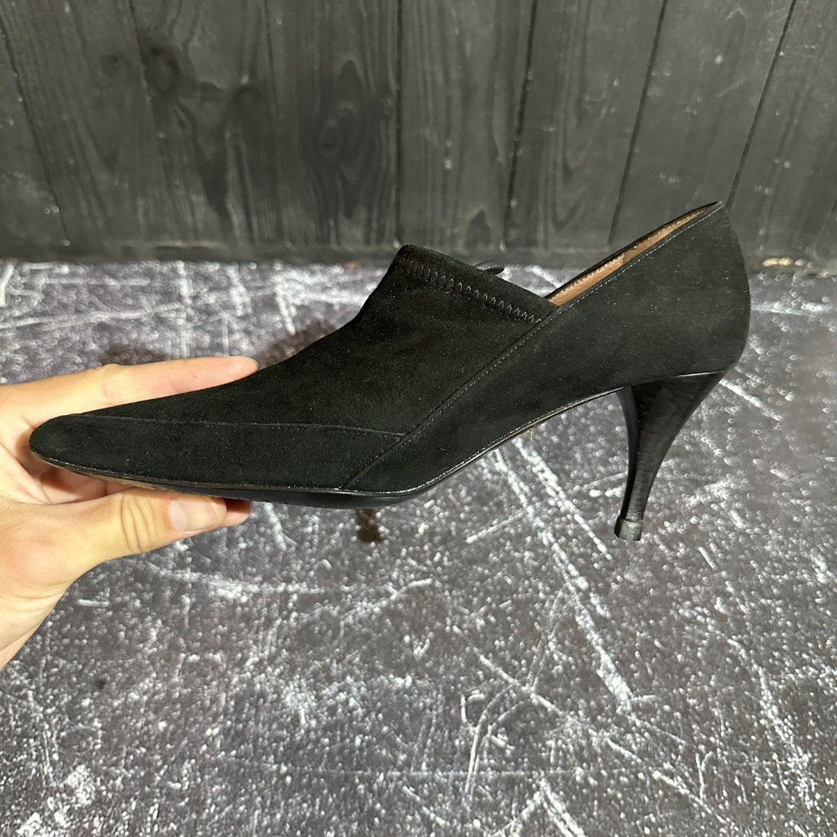 Gucci GUCCI - Women’s Black Suede Heels pumps Size 35C Size US 5 / IT 35 - 14 Thumbnail