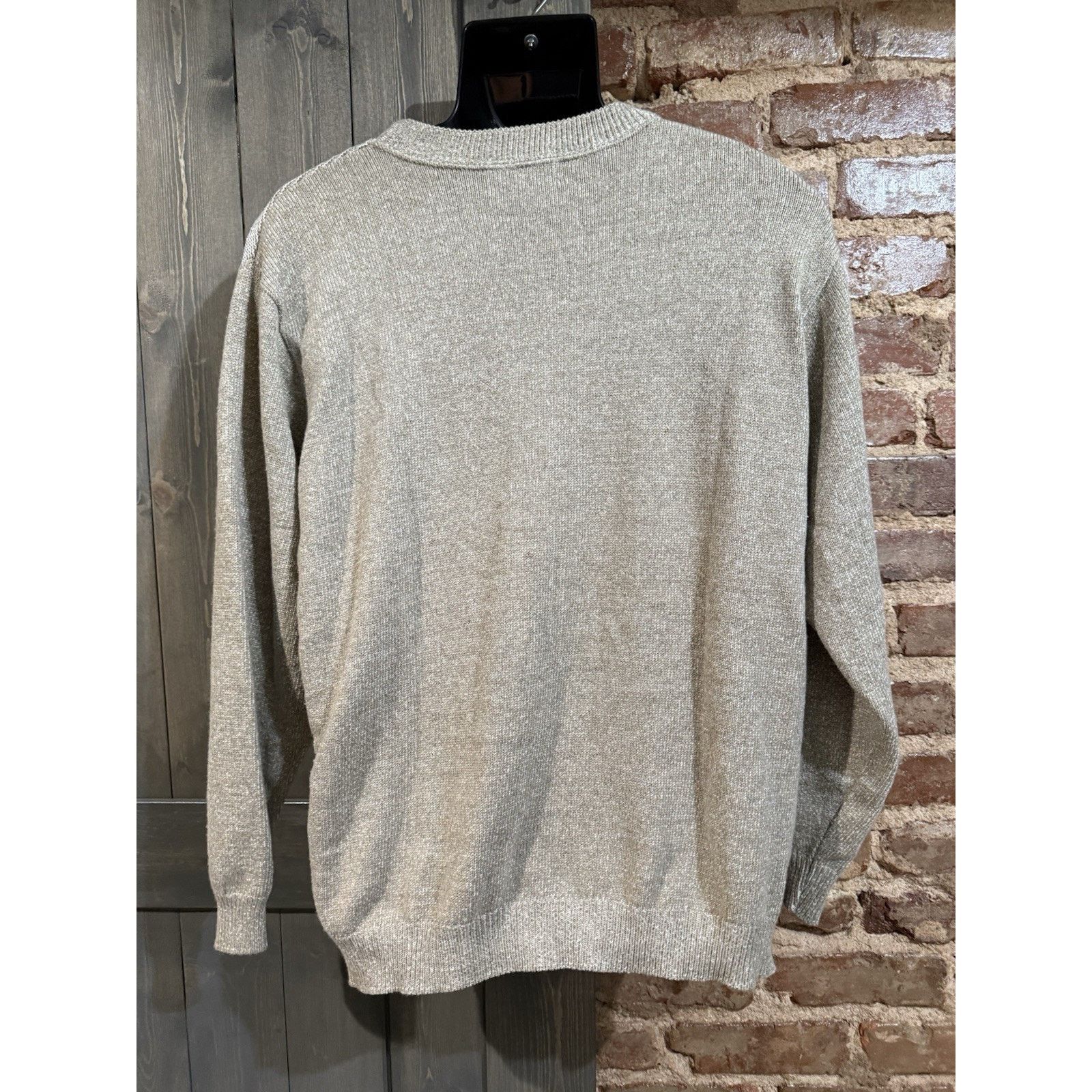 Haggar Golfer Beige Knit Sweater Sz L Country Club Frat Old Money Size US L / EU 52-54 / 3 - 4 Thumbnail