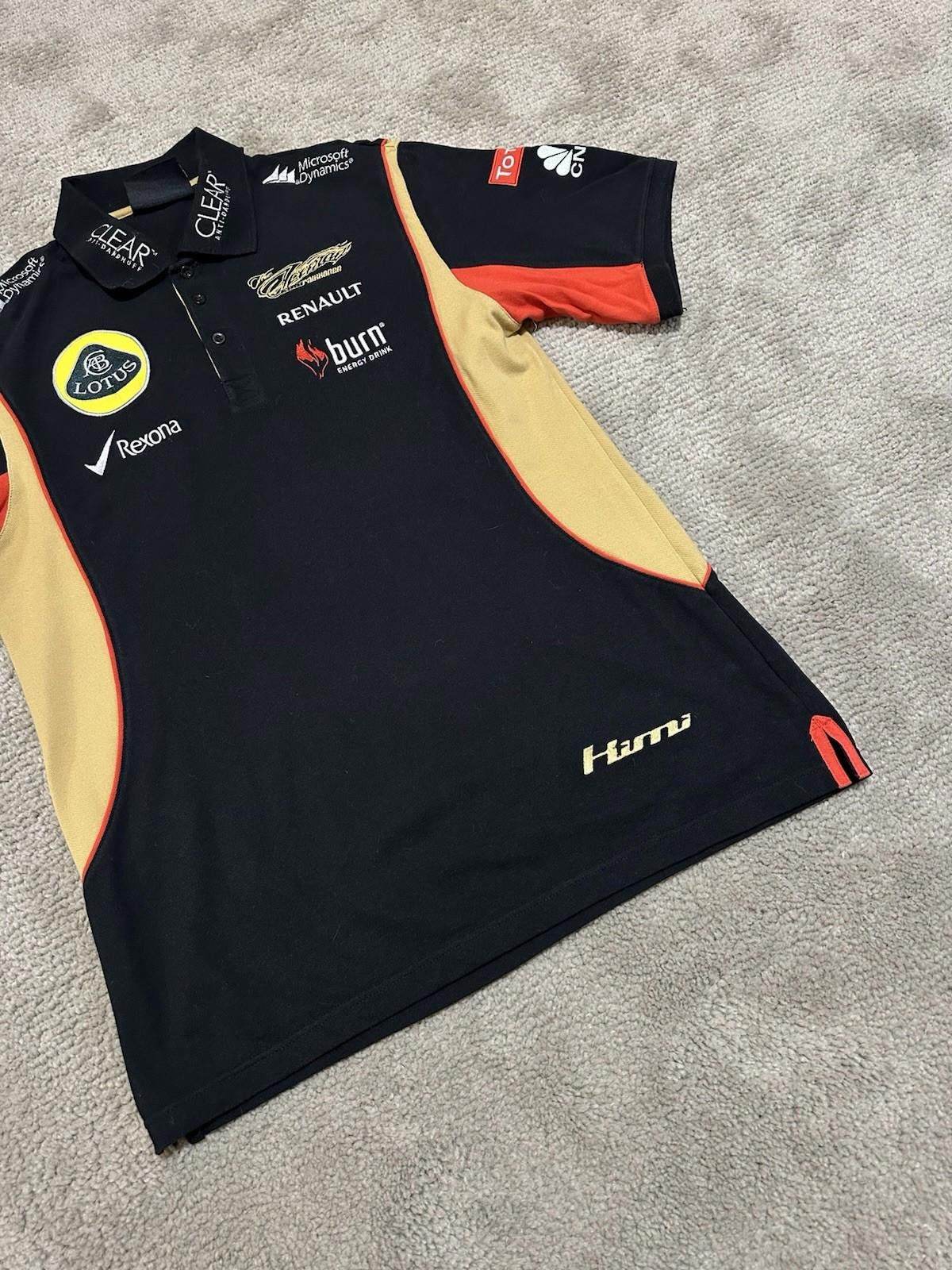 Fox Racing Lotus Renault Formula One 1 Racing Team Polo Shirt Vintage L Size US M / EU 48-50 / 2 - 2 Thumbnail