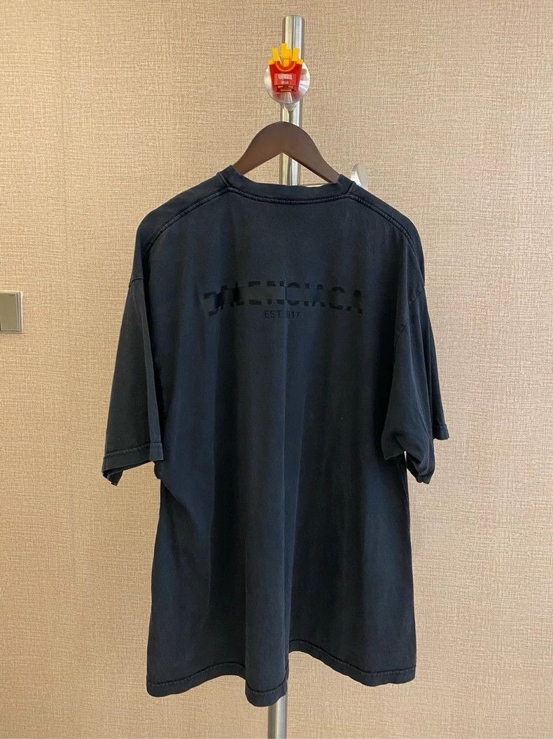 Balenciaga Balenciaga Cover rubber strip logo washed and made old sho Size US L / EU 52-54 / 3 - 2 Thumbnail