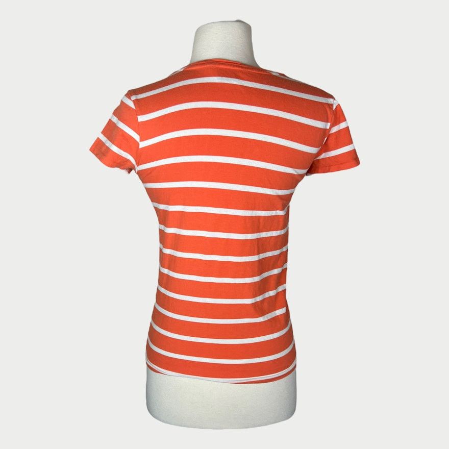 Ralph Lauren Sport Ralph Lauren Sport | Striped Vintage Vneck Tee | XS Size XS / US 0-2 / IT 36-38 - 3 Thumbnail