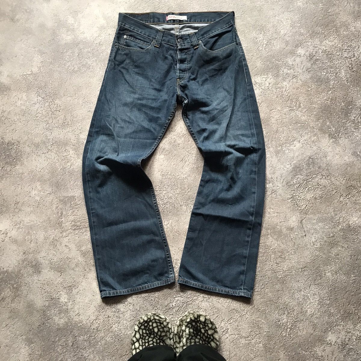 Vintage Vintage 90s Levis Baggy Wide Leg Faded Jeans Grunge Logo 34 Size US 34 / EU 50 - 2 Thumbnail