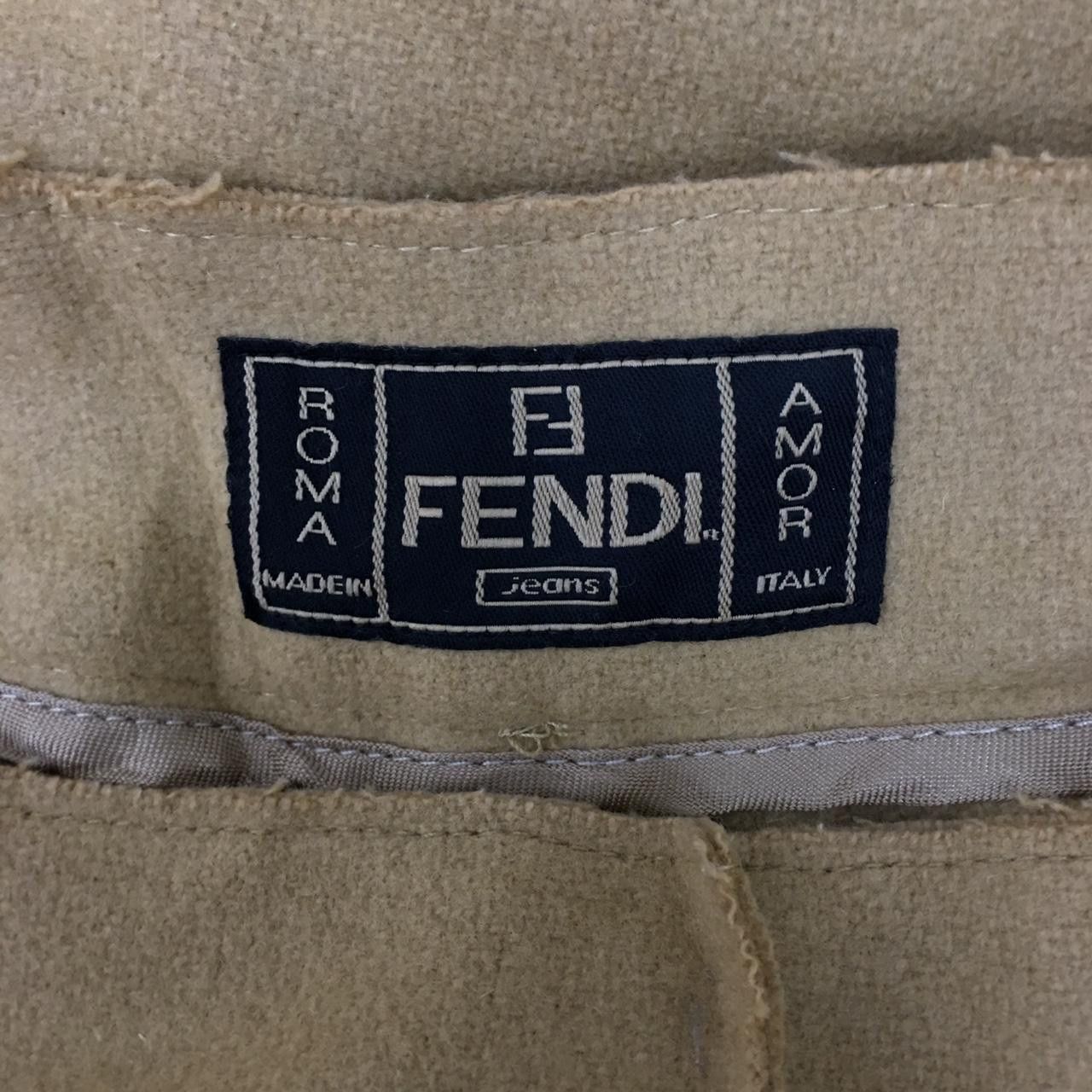Fendi Vtg FENDI ROMA JEANS Made In Italy Zucca Pant Trouser Size 30" / US 8 / IT 44 - 3 Thumbnail
