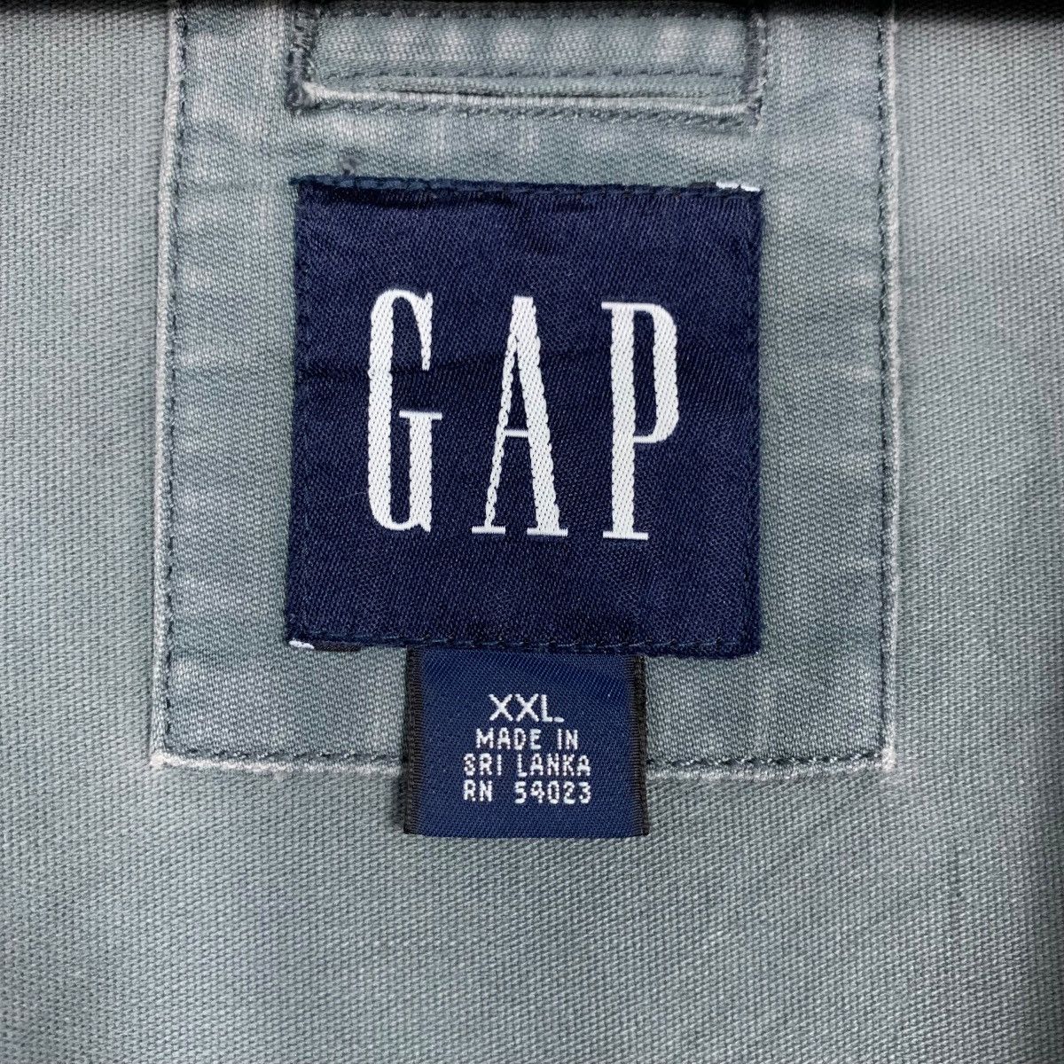 Gap Y2K GAP Workwear Blue Washed Flannel Jacket #2264-C100 Size US XXL / EU 58 / 5 - 15 Thumbnail