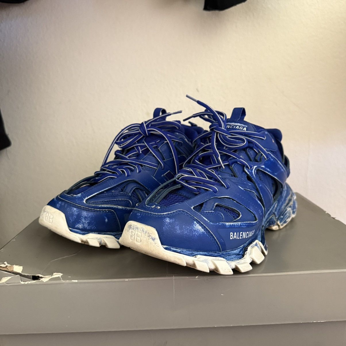 Balenciaga SOLD OUT ❌❌❌❌❌Balenciaga Track Faded Blue Size US 9 / EU 42 - 5 Thumbnail