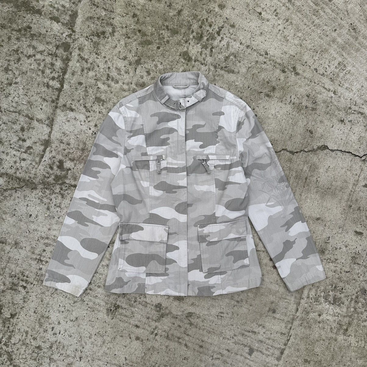 NEXT VTG Women’s Camo Jacket Next Size 40 Y2K Grunge Avantgarde Size M / US 6-8 / IT 42-44 - 1 Thumbnail