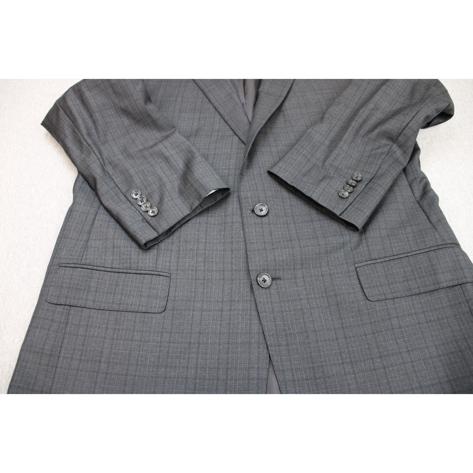 Jos. A. Bank Jos A Bank Blazer Mens 44R Gray Wool Reserve Tailored Fit Size 44R - 10 Thumbnail