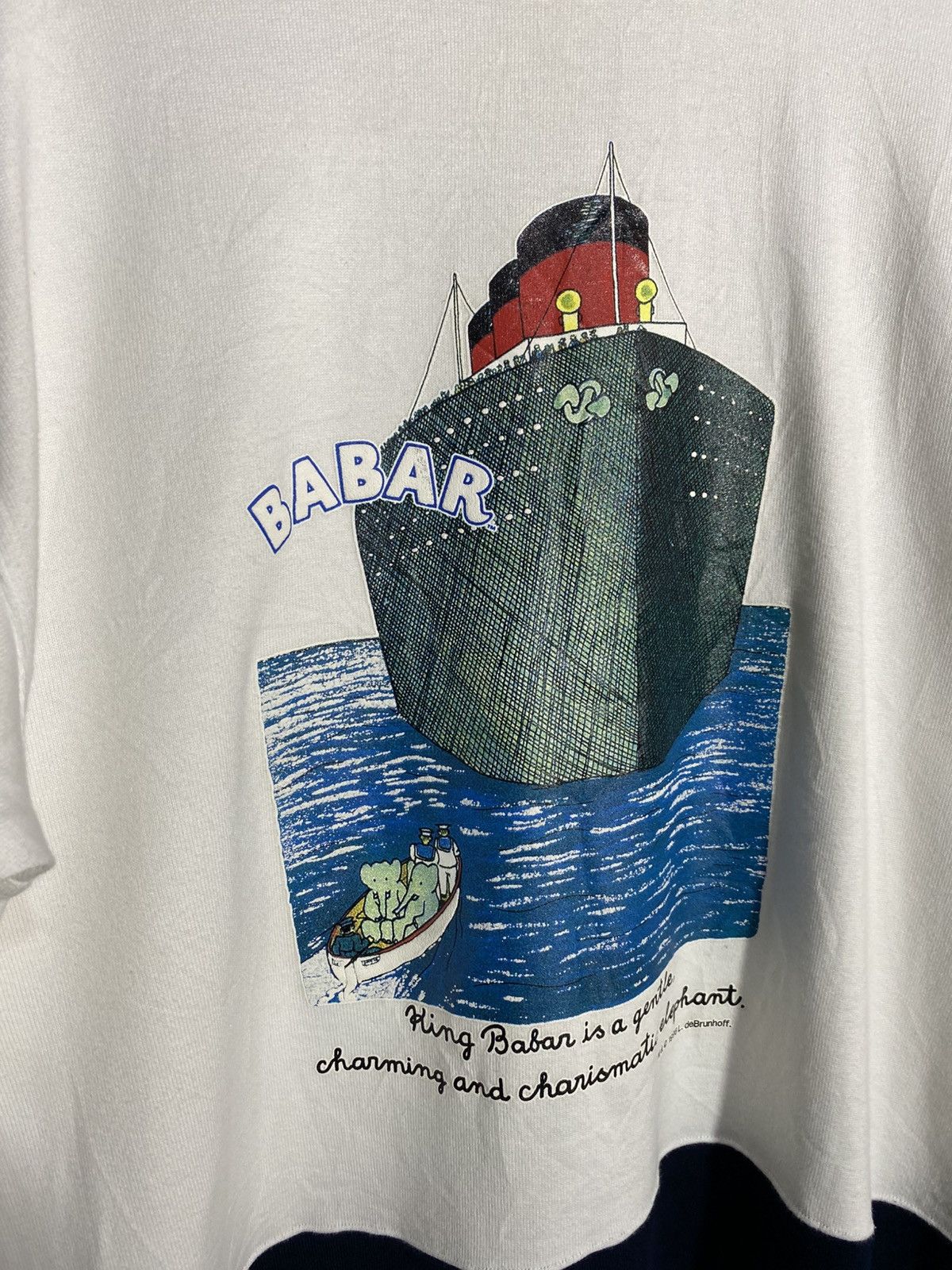 Vintage Babar HBO Vintage long sleeve tshirt 1996 Size US L / EU 52-54 / 3 - 3 Thumbnail