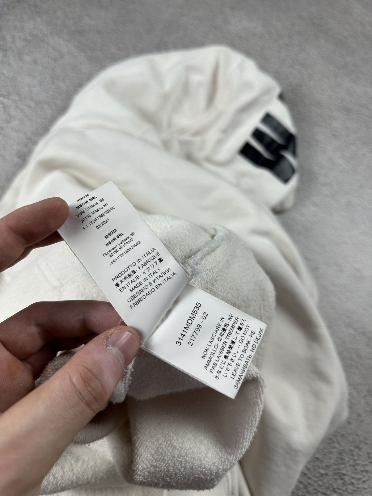 MSGM MSGM Milano Hoodie Logo Print Y2K Cotton Style Size US L / EU 52-54 / 3 - 15 Thumbnail