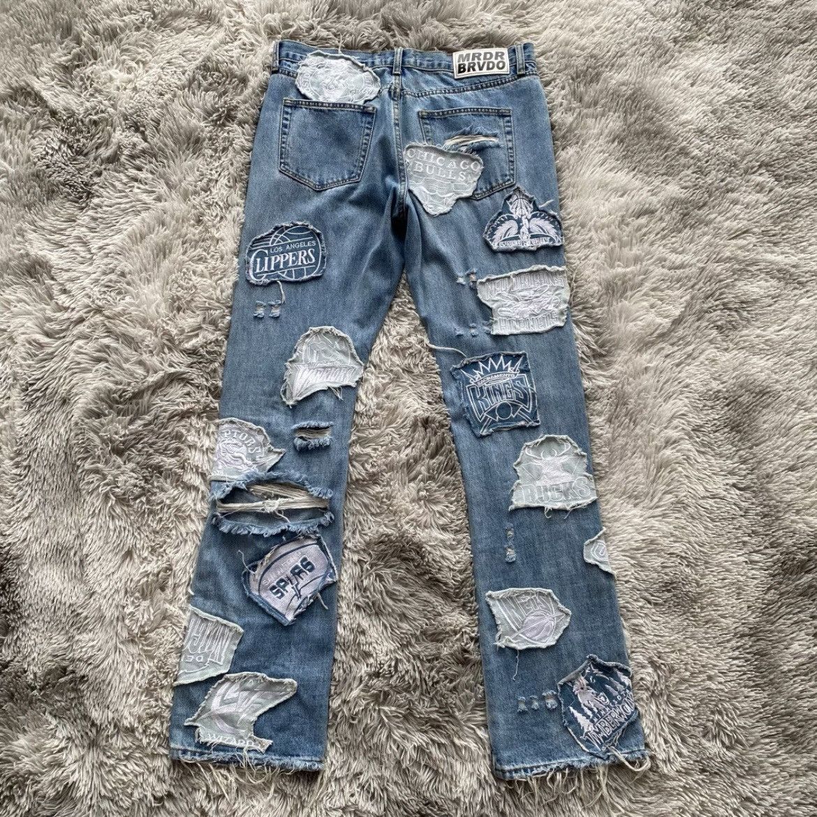 Who Decides War Ev bravado Who decides war NBA Destroy Denim Size US 32 / EU 48 - 2 Thumbnail