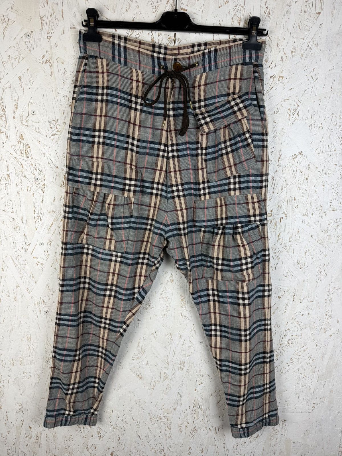 Vivienne Westwood Vintage Vivienne Westwood Man Nova Check Cargo Pants 46 Size US 30 / EU 46 - 1 Thumbnail