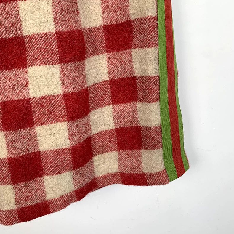 Gucci Gucci Size XS Color-blocked plaid wool drawstring casual Size US 30 / EU 46 - 4 Thumbnail