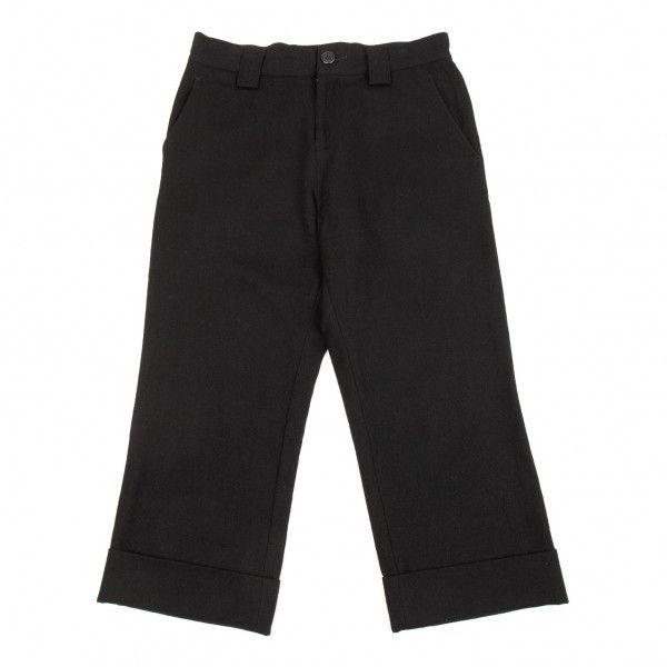 Yohji Yamamoto [Size 2] Y's Felt Wool Cropped Trousers Size 29" - 1 Thumbnail