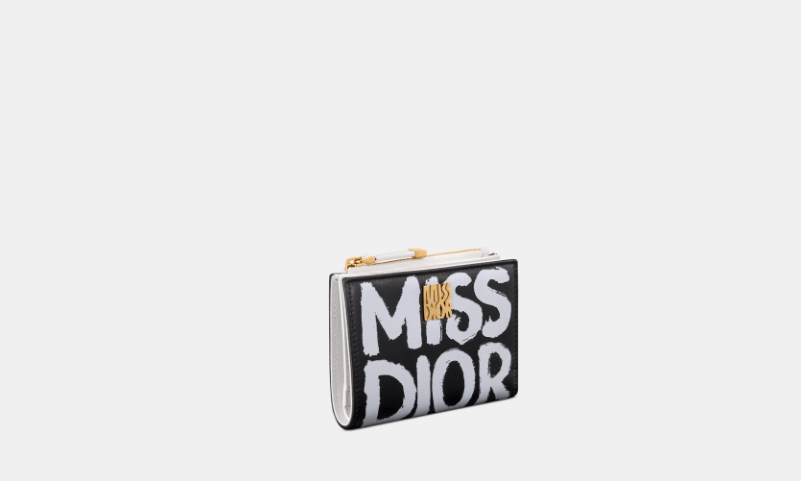 Dior o1w1db10725 Size : OS / S3602U Dahlia Wallet in Black/White Size ONE SIZE - 1 Thumbnail