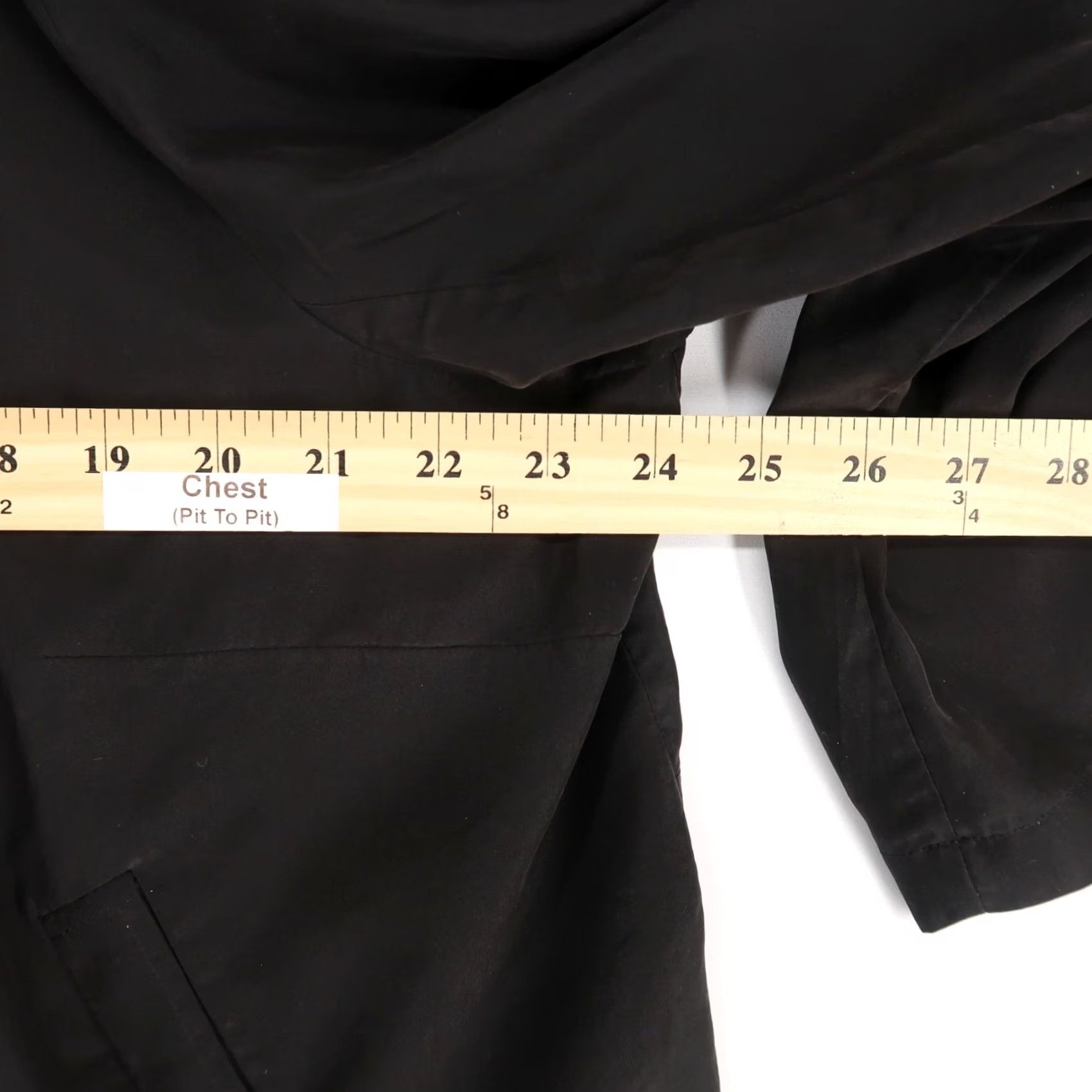 Eileen Fisher Eileen Fisher Jacket Womens 2X Black Open Front Collarless Tencel Lyocell Slim Casual Mens Womens Girls Boys Size XXL / US 16-18 / IT 52-54 - 4 Thumbnail