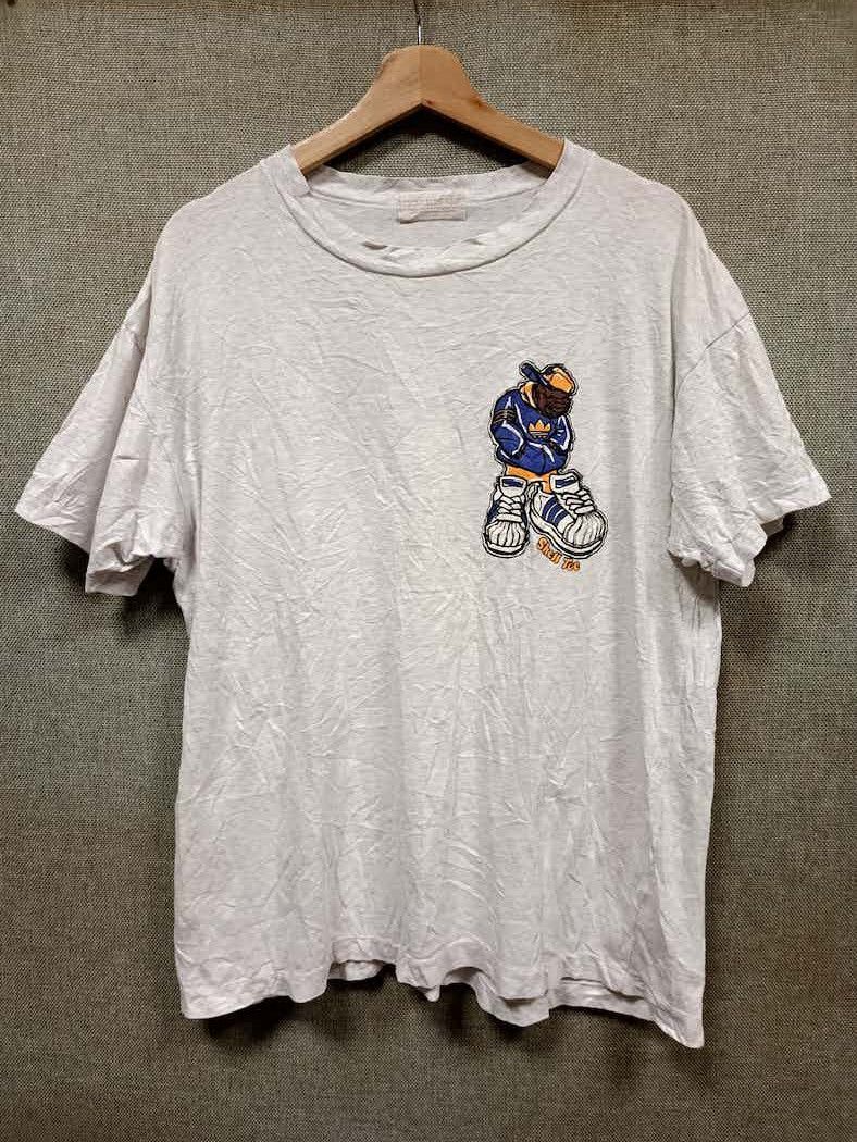 Adidas × Rap Tees × Vintage vintage 90s t shirt adidas/hip hop made in japan Size US XL / EU 56 / 4 - 2 Thumbnail