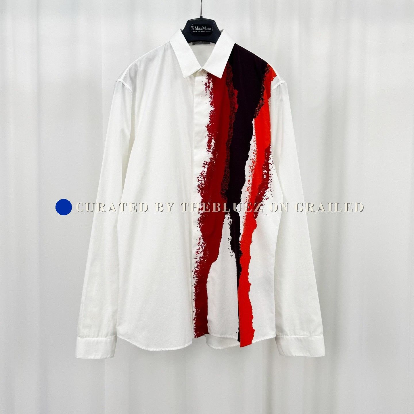 Dior Dior Runway Ink Splatter Shirt Size US XXS / EU 40 - 1 Thumbnail