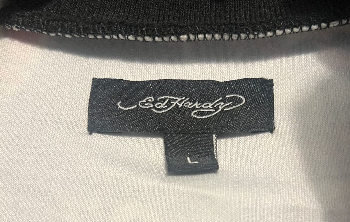 Ed Hardy Authentic Ed Hardy Shrunken Flashboard Black Track Jacket L Size L / US 10 / IT 46 - 2 Thumbnail