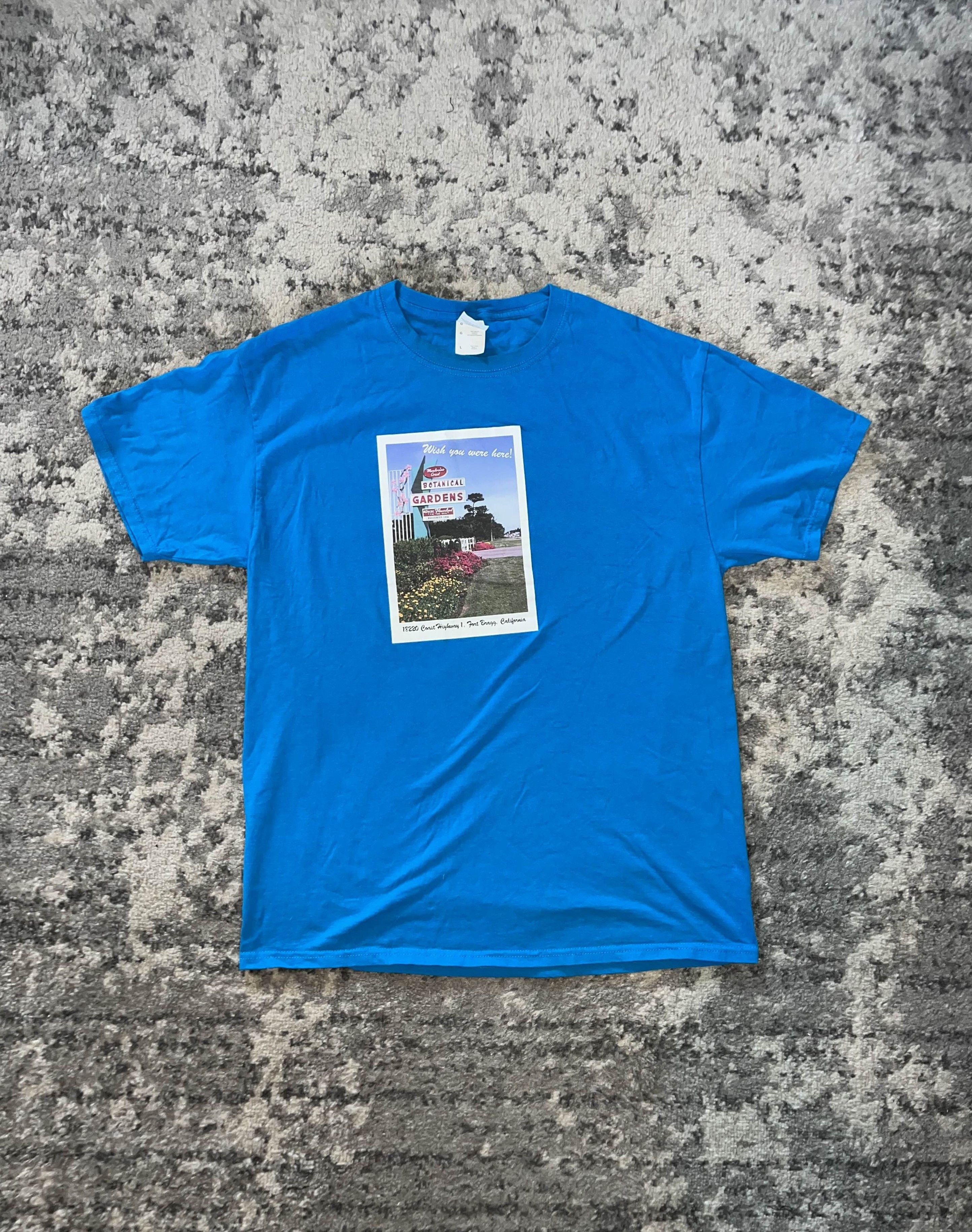 Vintage Vintage 90s California Postcard "Wish You Were Here!" Shirt Size US L / EU 52-54 / 3 - 1 Thumbnail
