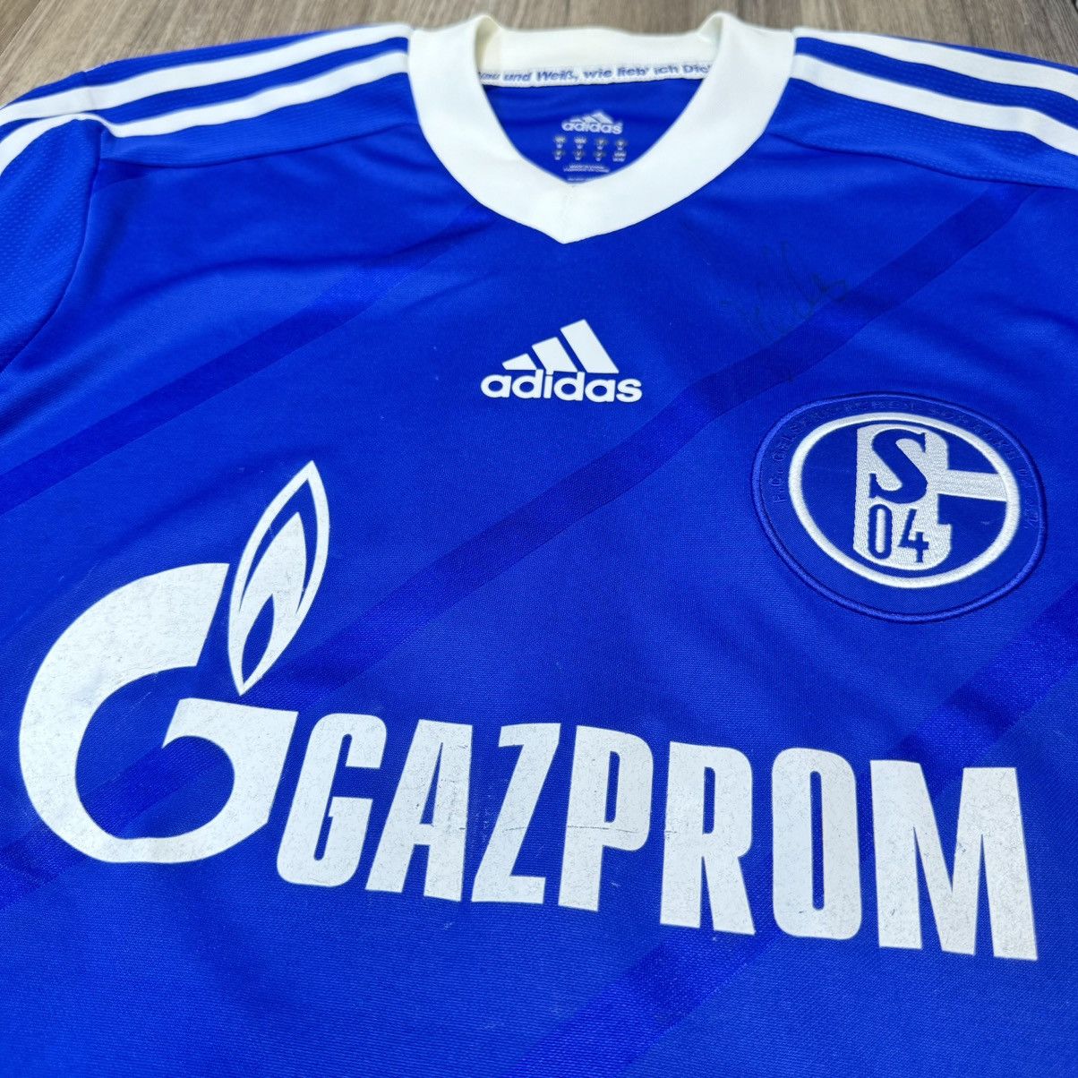 Adidas Schalke 04 13/14 Match issued/worn shirt #3 Kirchhoff Size US M / EU 48-50 / 2 - 3 Thumbnail