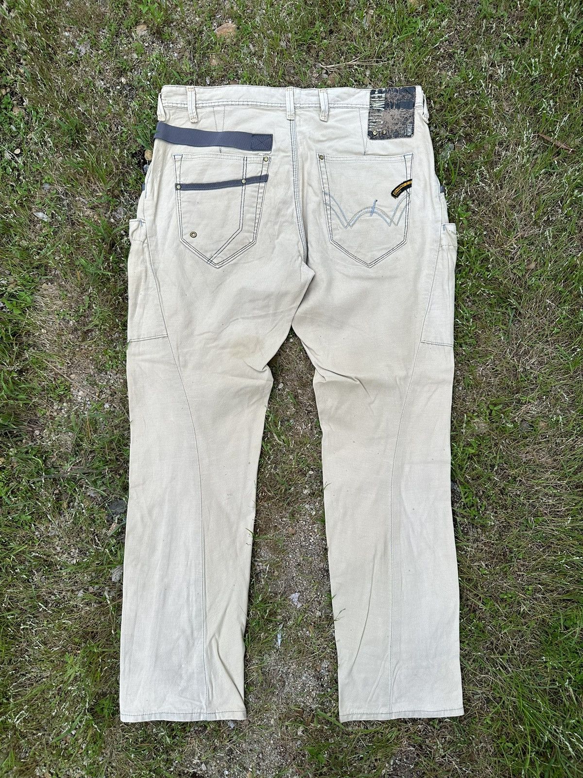Infinite Archives VINTAGE EDWIN EFUNCTION CURVE/BANANA LEG PANTS MADE IN JAPAN Size US 35 - 11 Thumbnail