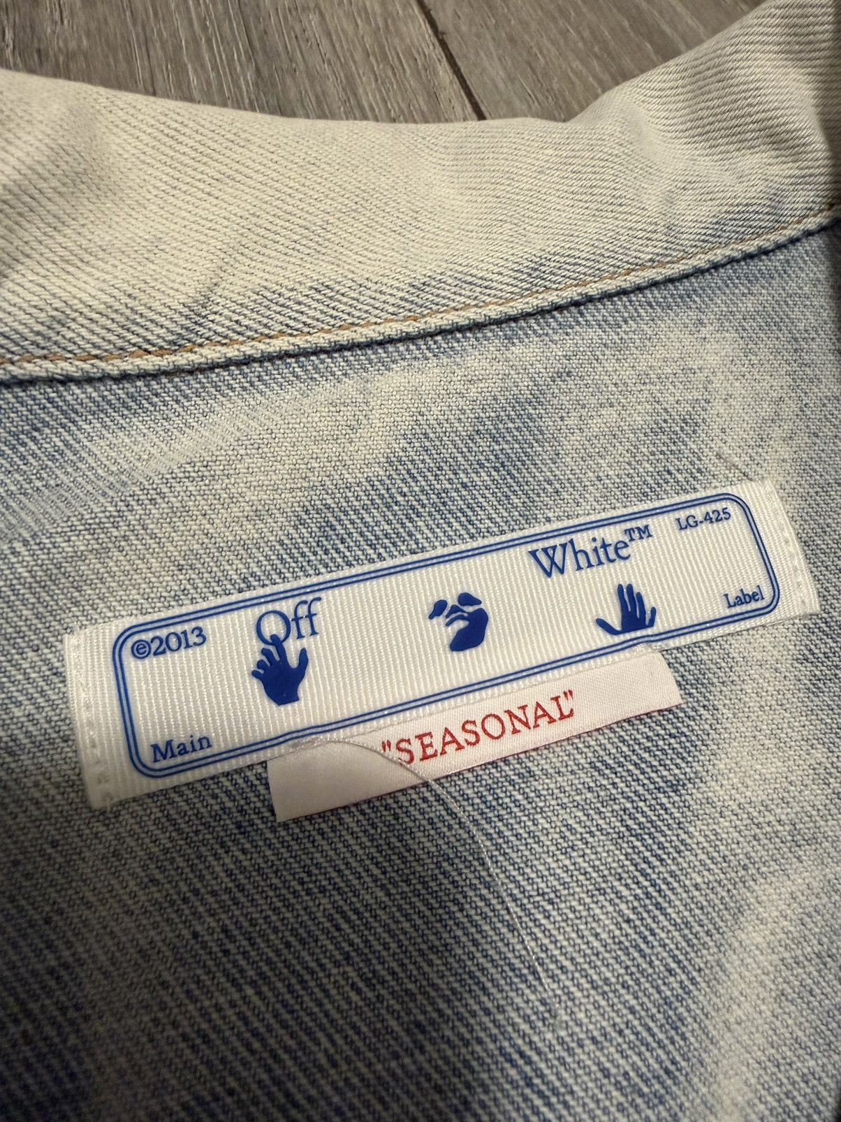 Off-White Off-White corp skate denim jacket Size US S / EU 44-46 / 1 - 2 Thumbnail