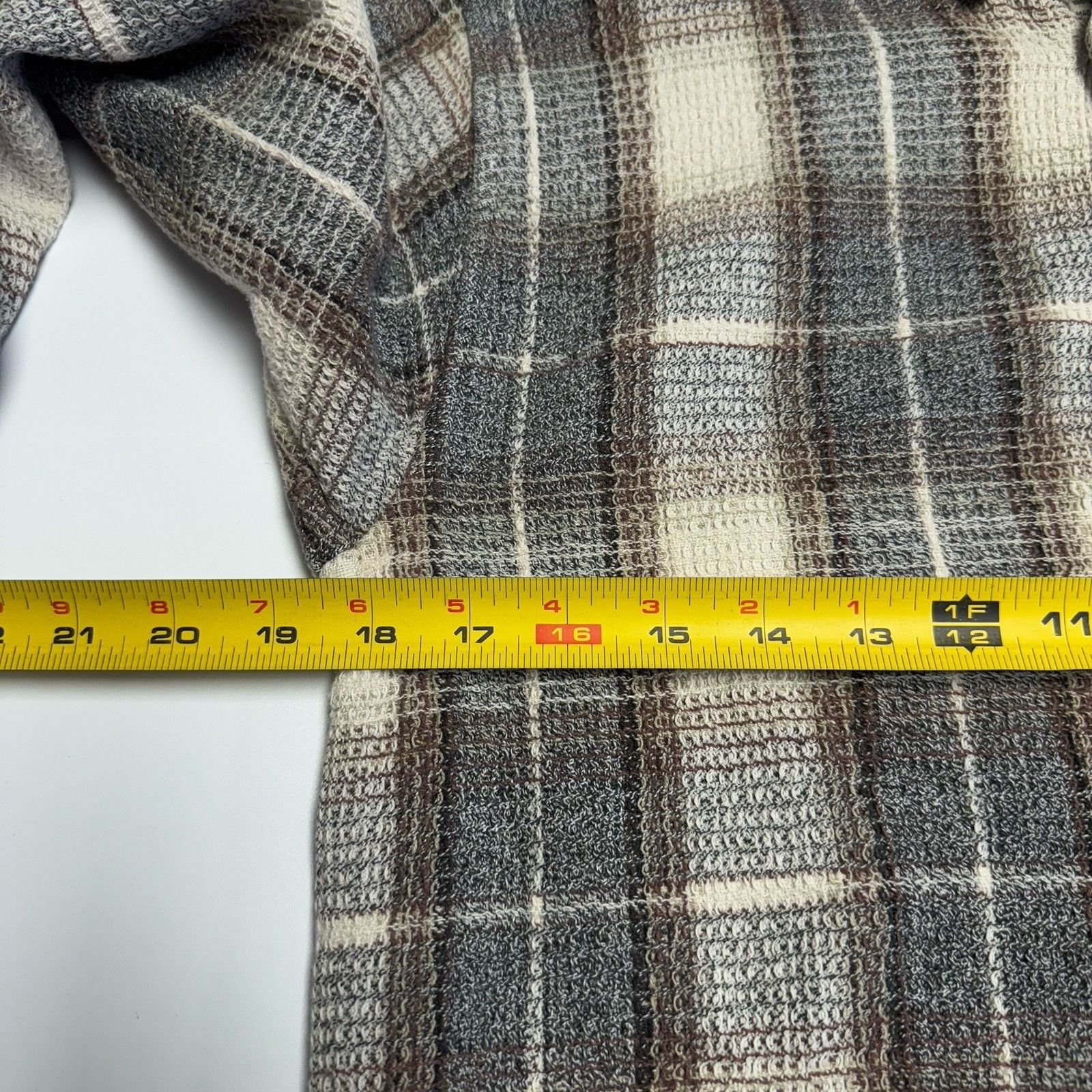 Vintage Vintage New River Waffle Knit Thermal Button Up Shirt Mens Size US S / EU 44-46 / 1 - 10 Thumbnail