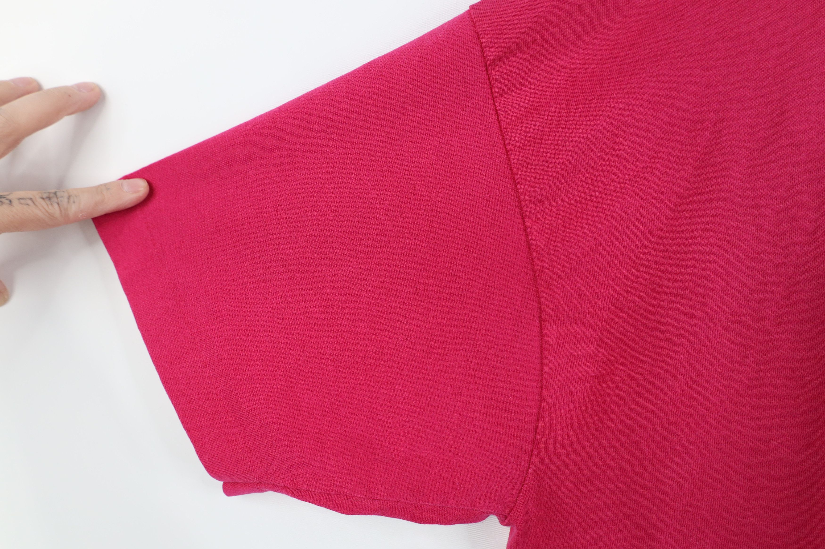 Vintage Vintage 90s Streetwear Short Sleeve T-Shirt Pink Cotton Size US XXL / EU 58 / 5 - 5 Thumbnail