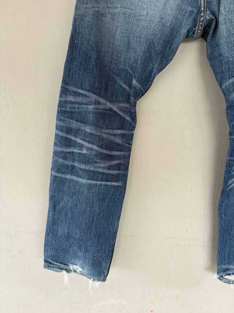 Japanese Brand Vtg XLarge Denim Pant Selvedge Distressed Denim Size US 32 / EU 48 - 8 Thumbnail