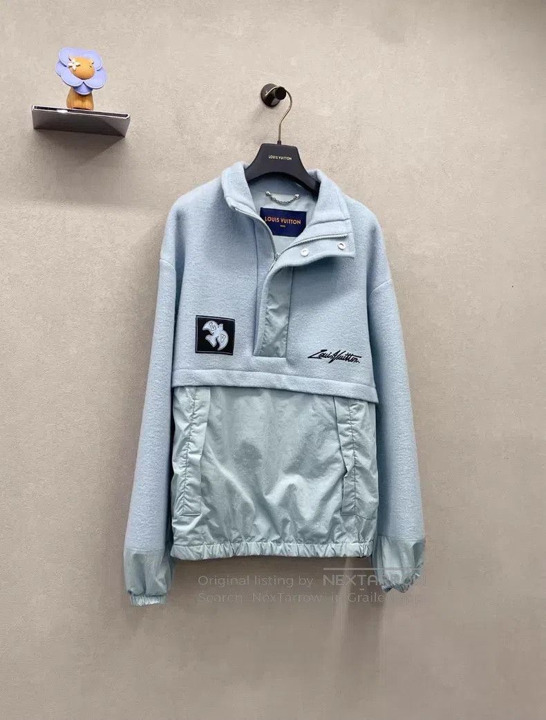 Louis Vuitton Louis Vuitton Blue paneled pullover sweatshirt Size US M / EU 48-50 / 2 - 3 Thumbnail