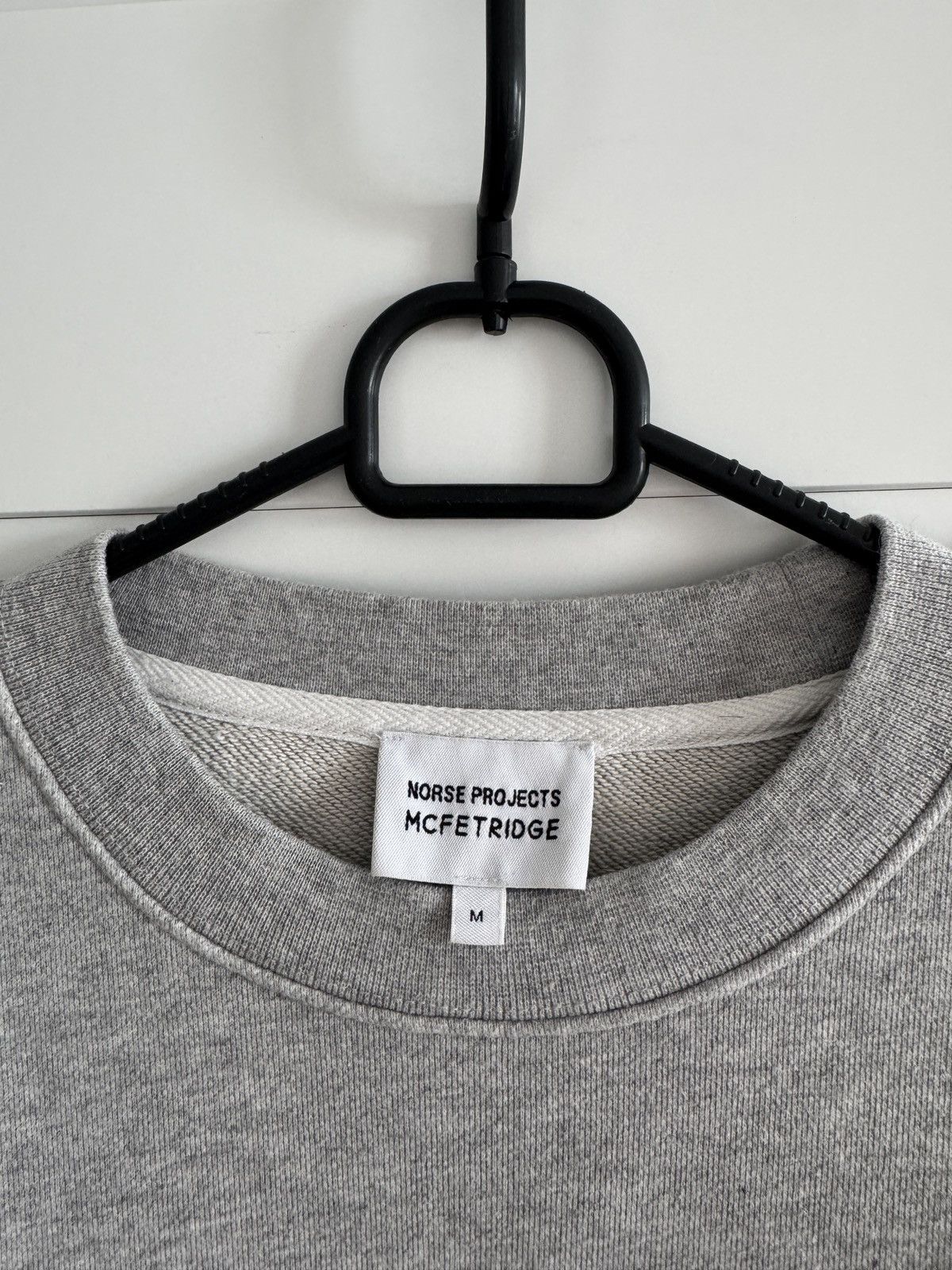 Norse Projects Norse Projects x Geoff McFetridge Faces Crew Sweat in Grey Size US M / EU 48-50 / 2 - 3 Thumbnail