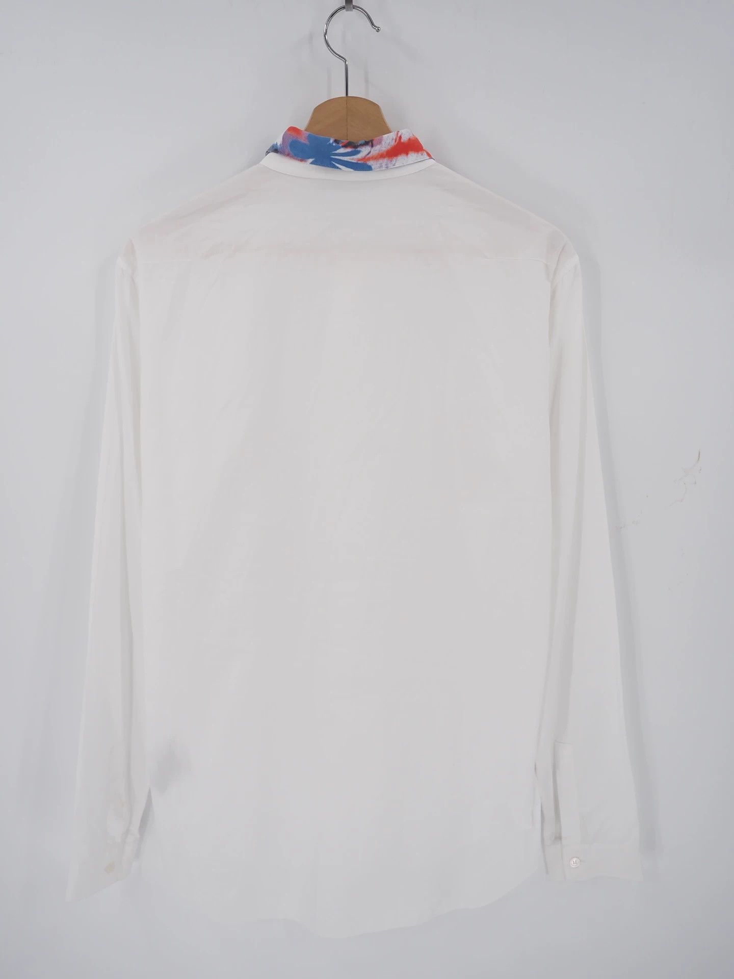 Dior White tie-dye collar shirt size 40 from the DIOR catalog Size US L / EU 52-54 / 3 - 2 Thumbnail