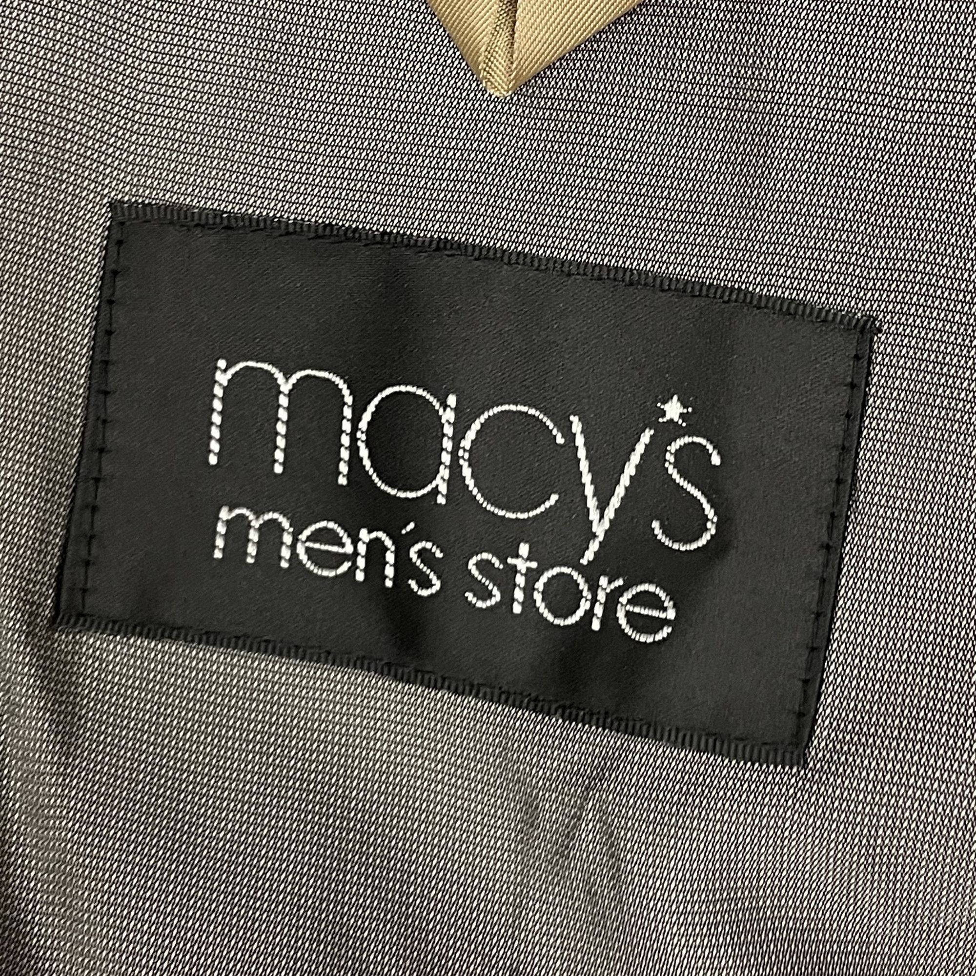 NEW Michael Kors Men's Charcoal Sport Coat Brown Overcheck J
