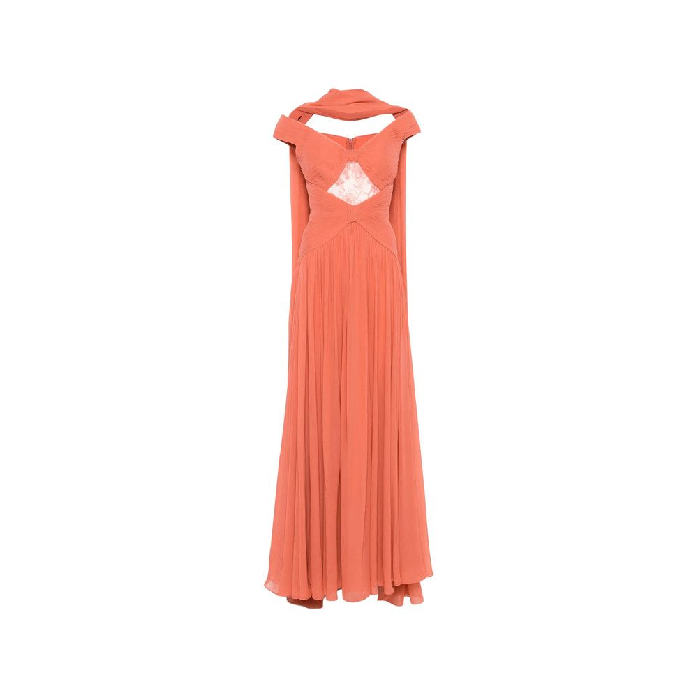 Elie Saab Elie Saab ORANGE Dresses - Evening Dresses Size S / US 4 / IT 40 - 1 Thumbnail