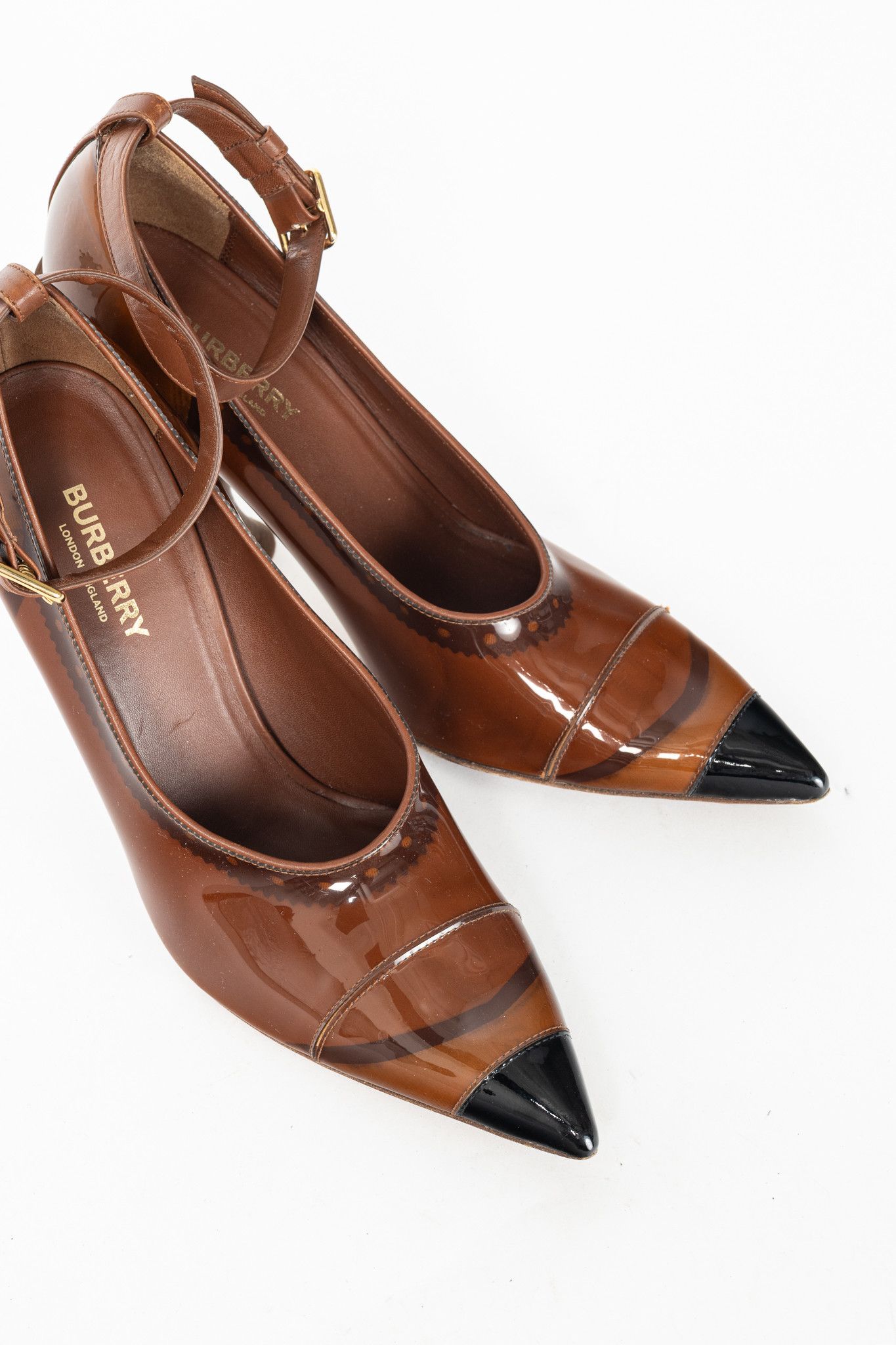 Burberry Burberry AW19 Runway Evan 105 Plex Heels Size US 8.5 / IT 38.5 - 6 Thumbnail