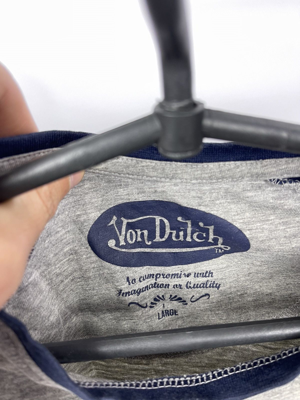 Von Dutch Von Dutch T-Shirt Size Large Big Logo Short Sleeve Grey Size US L / EU 52-54 / 3 - 3 Thumbnail