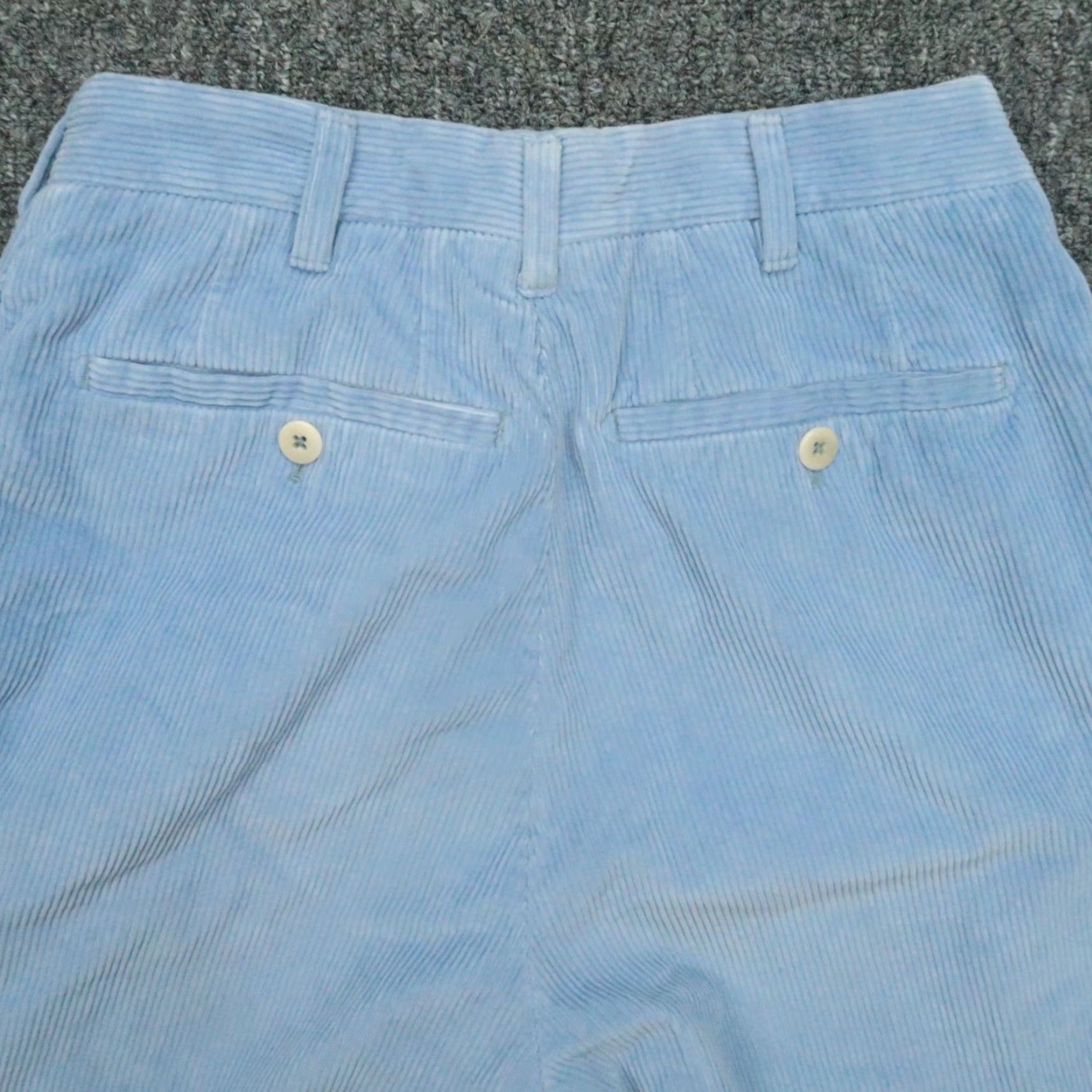 Vintage Frank Namani Pants Mens Regular 25x32 Blue Corduroy Chino Size US 26 / EU 42 - 6 Thumbnail