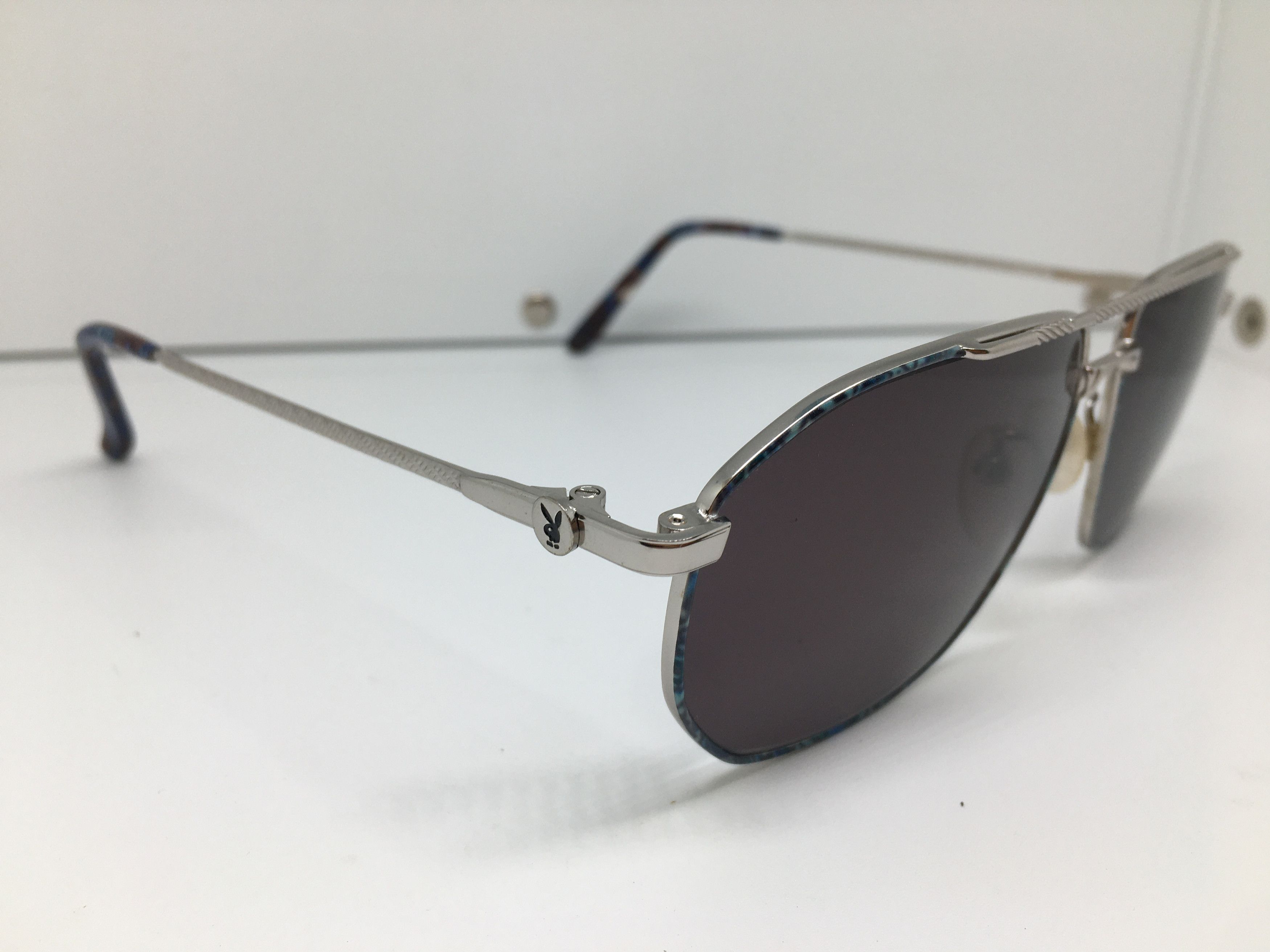 Playboy Vintage 90s Playboy USA NEW YORK PB001 Aviator Sunglasses Size ONE SIZE - 1 Thumbnail