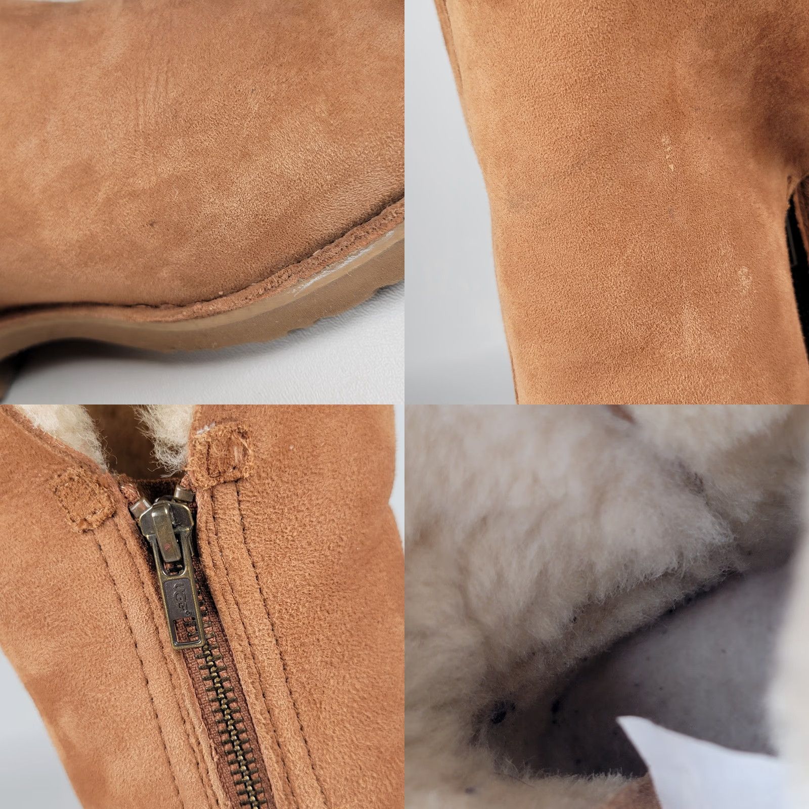 Ugg UGG Boots Women 5 US 36 EU Chestnut Brown Slip-On Lined Sheepskin Suede Flat Fall Winter Spring Womens Size US 6 / IT 36 - 10 Thumbnail