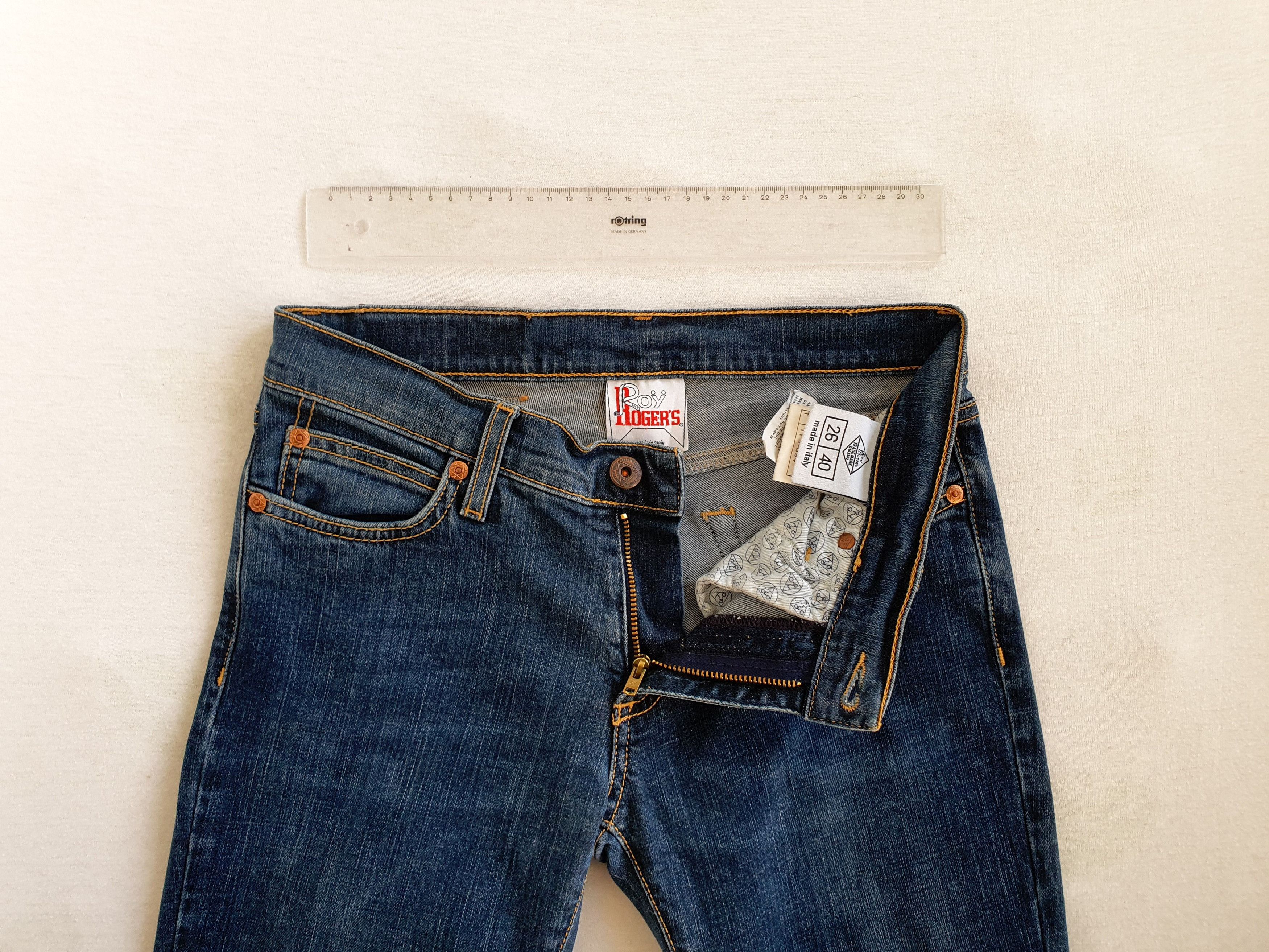Roy Denim Roy Rogers Slim Fit Jeans - Mod: DUNIA STRETCH (T-894) Size 26" / US 2 / IT 38 - 4 Thumbnail