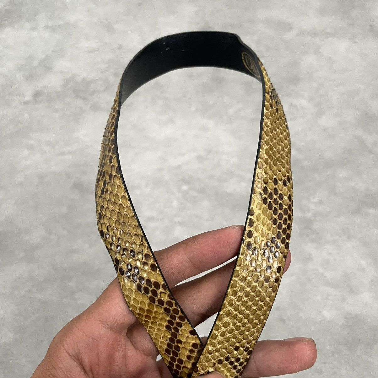 If Six Was Nine × Japanese Brand × Le Grande Bleu (L.G.B.) 100% snakeskin belt Size ONE SIZE - 3 Thumbnail